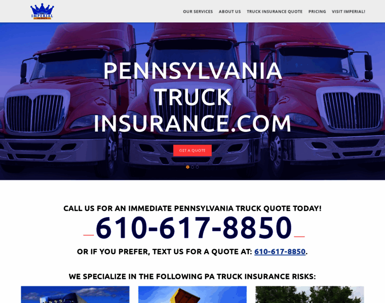Pennsylvaniatruckinsurance.com thumbnail