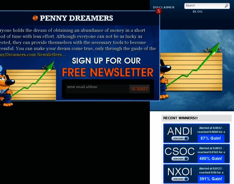 Pennydreamers.com thumbnail