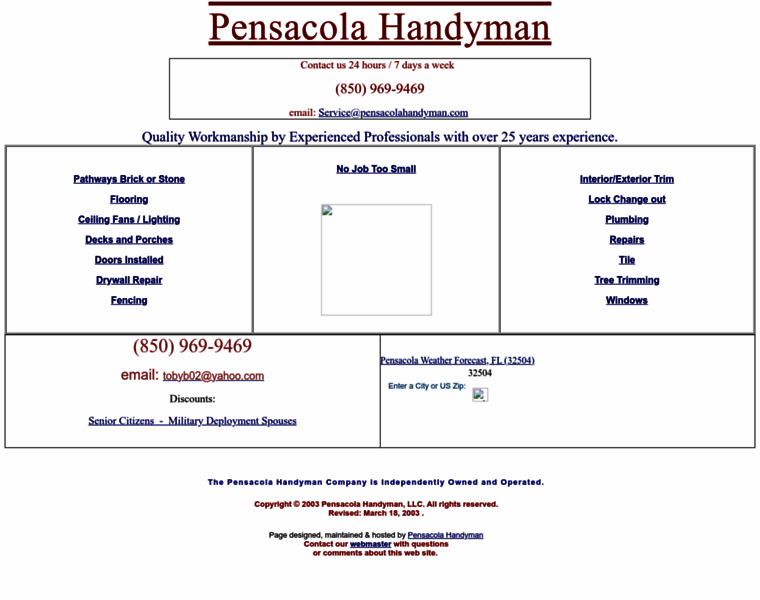 Pensacolahandyman.com thumbnail