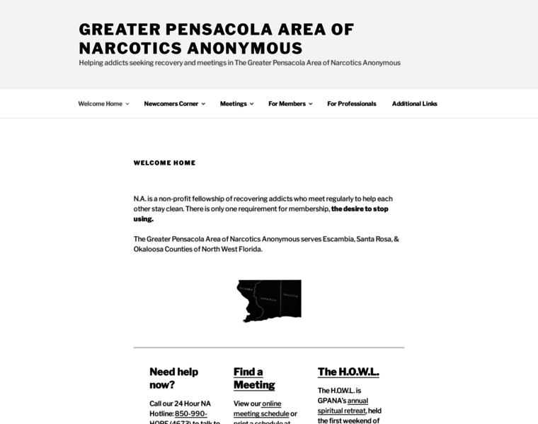 Pensacolana.org thumbnail