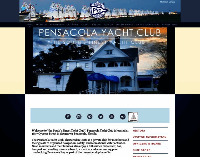 Pensacolayachtclub.org thumbnail