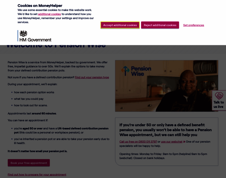Pensionwise.gov.uk thumbnail Pensionwise.gov.uk thumbnail