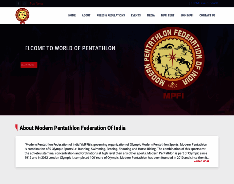 Pentathlonindia.com thumbnail
