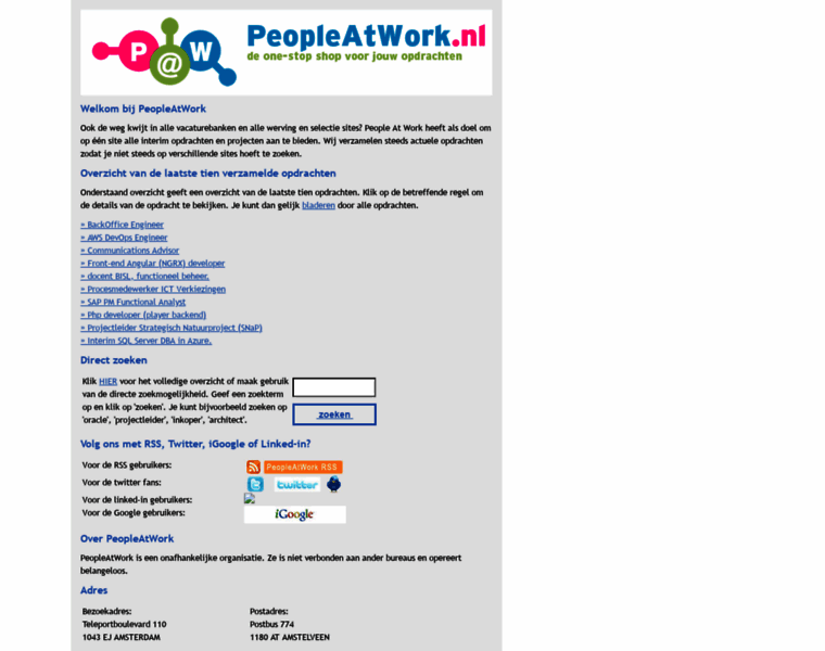 Peopleatwork.nl thumbnail