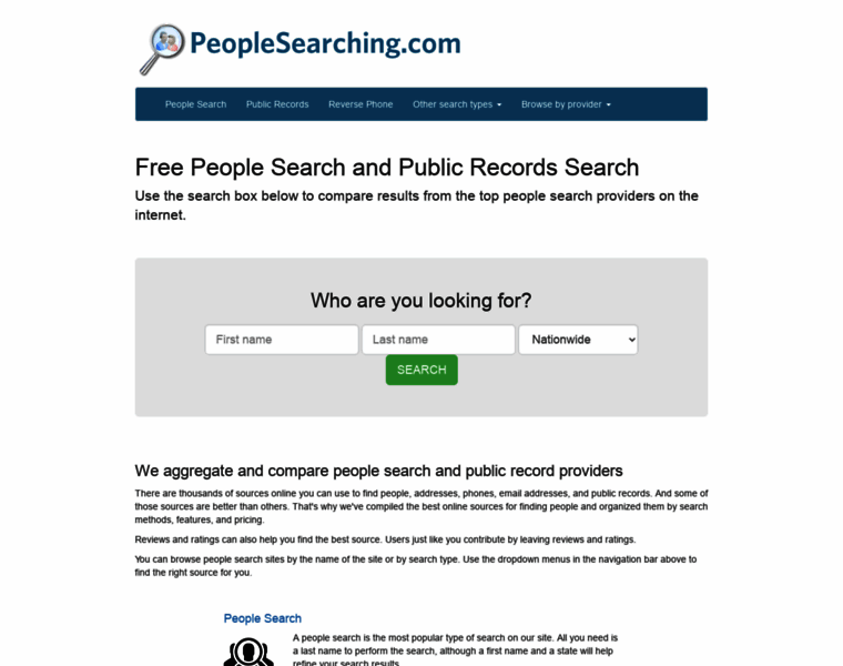 Peoplesearching.com thumbnail