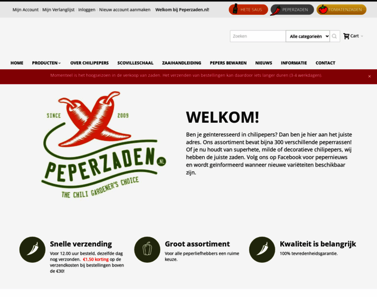 Peperzaden.nl thumbnail