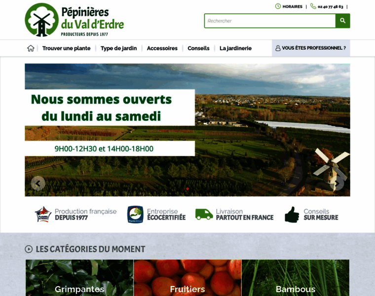 Pepinieres-valderdre.fr thumbnail