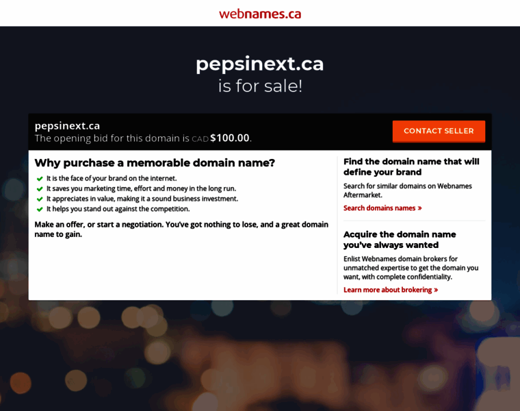 Pepsinext.ca thumbnail