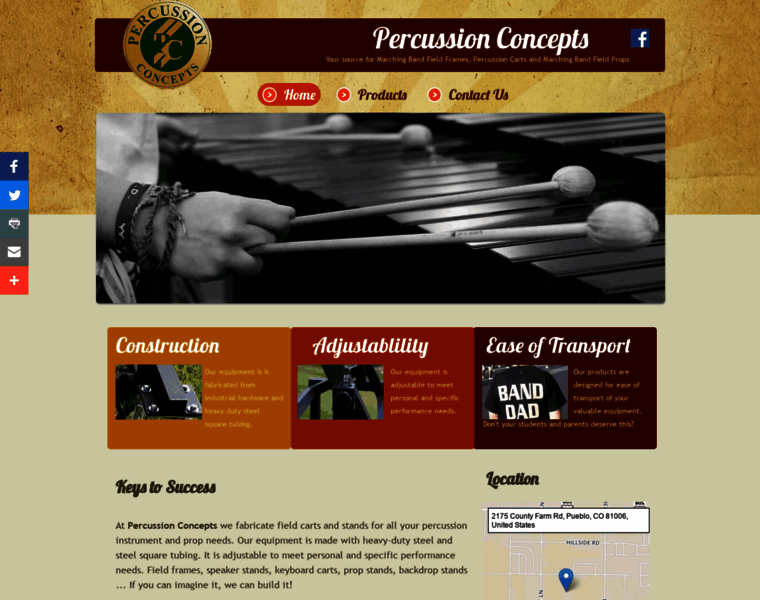 Percussionconcepts.org thumbnail