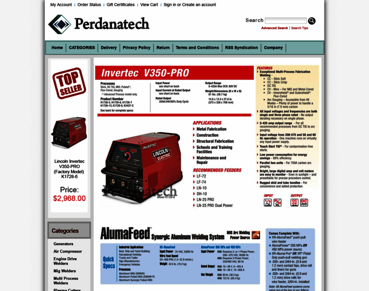Perdanatech.com thumbnail