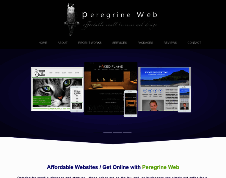 Peregrineweb.nz thumbnail