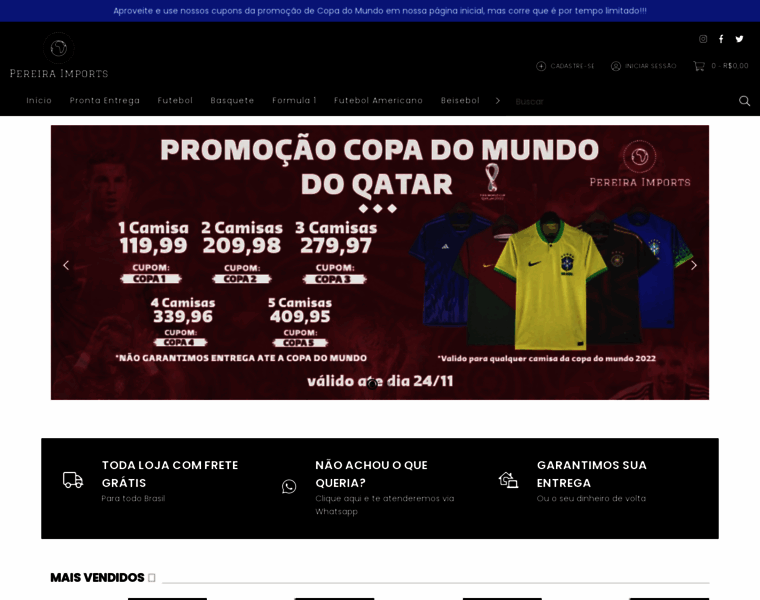 Pereiraimports.com.br thumbnail