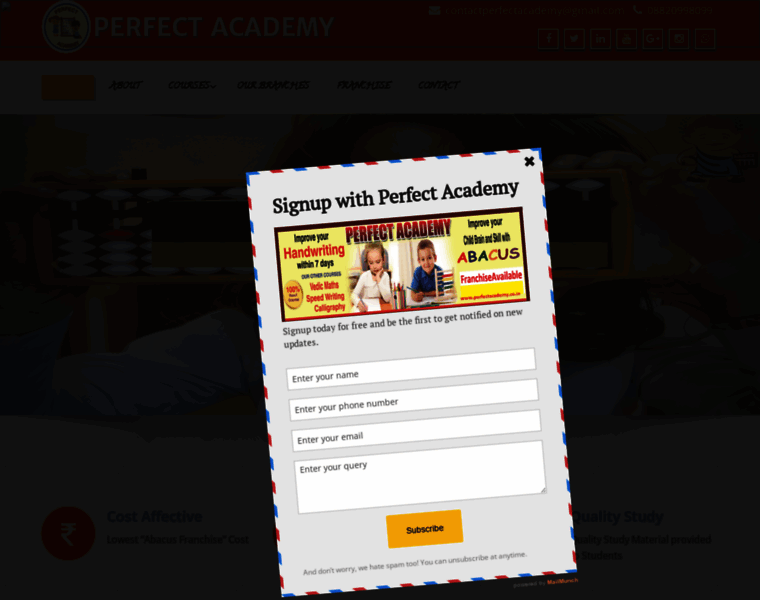 Perfectacademy.co.in thumbnail