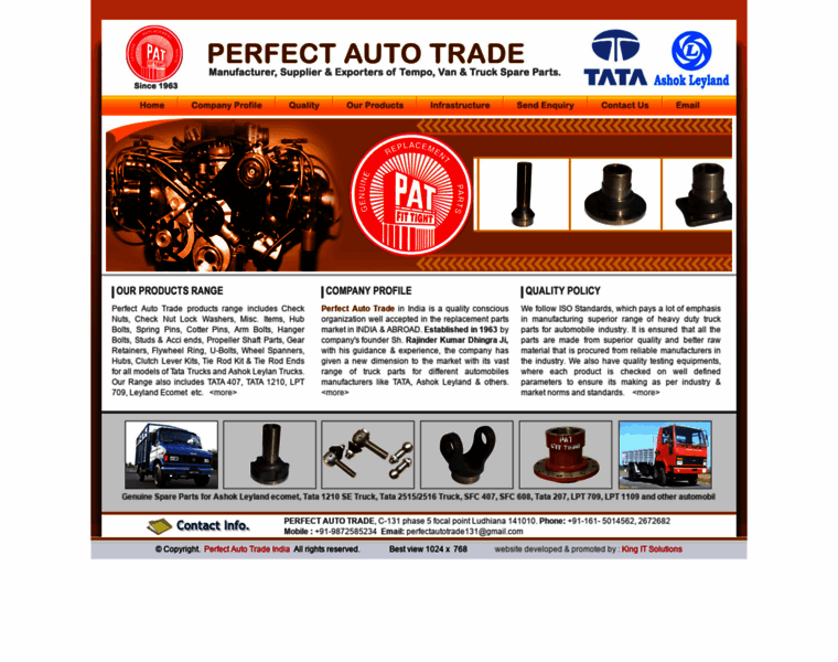 Perfectautoindia.com thumbnail
