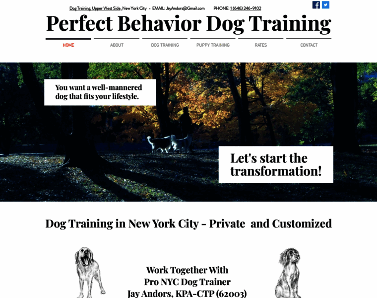 Perfectbehaviordogtraining.com thumbnail