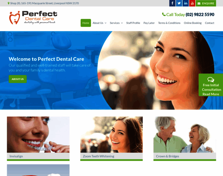 Perfectdentalcare.com.au thumbnail