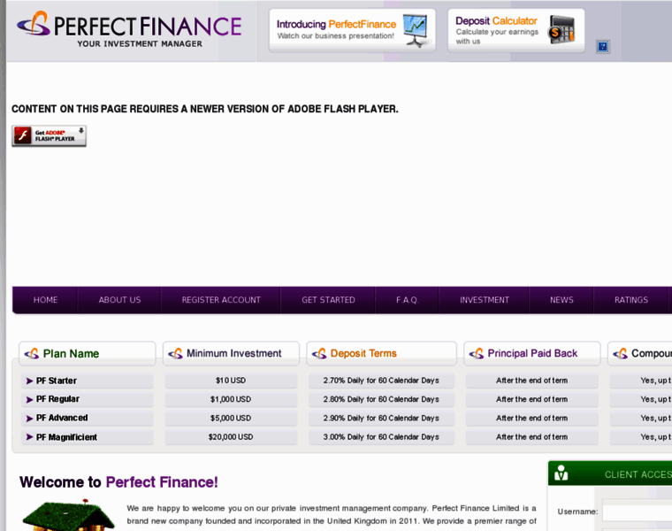 Perfectfinance.biz thumbnail