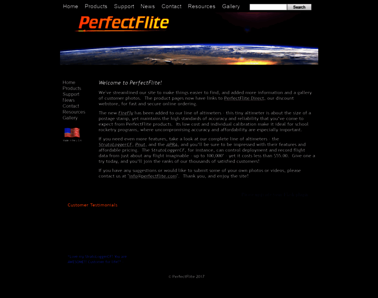 Perfectflite.com thumbnail