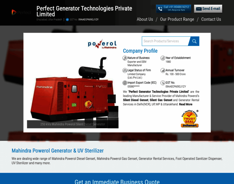 Perfectgenerators.in thumbnail