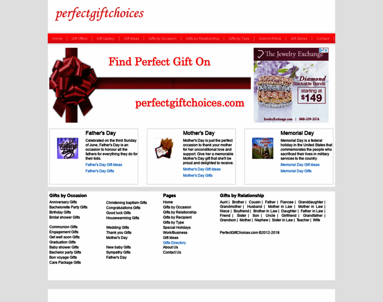 Perfectgiftchoices.com thumbnail