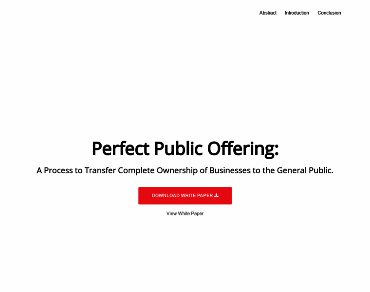 Perfectpublicoffering.com thumbnail