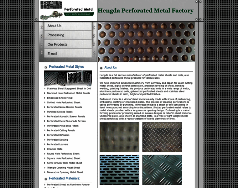 Perforated-metal.net thumbnail