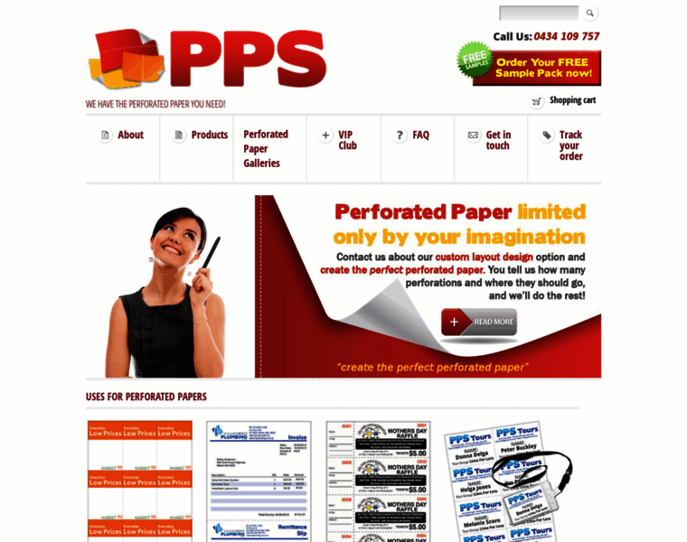 Perforatedpaperstore.com.au thumbnail