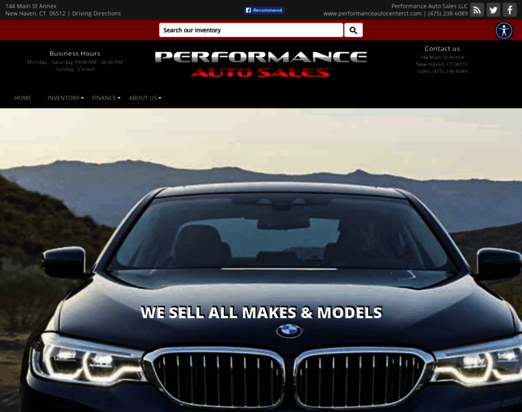 Performanceautocenterct.com thumbnail