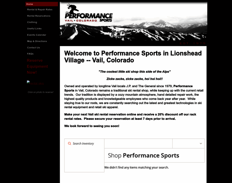 Performancesports.net thumbnail
