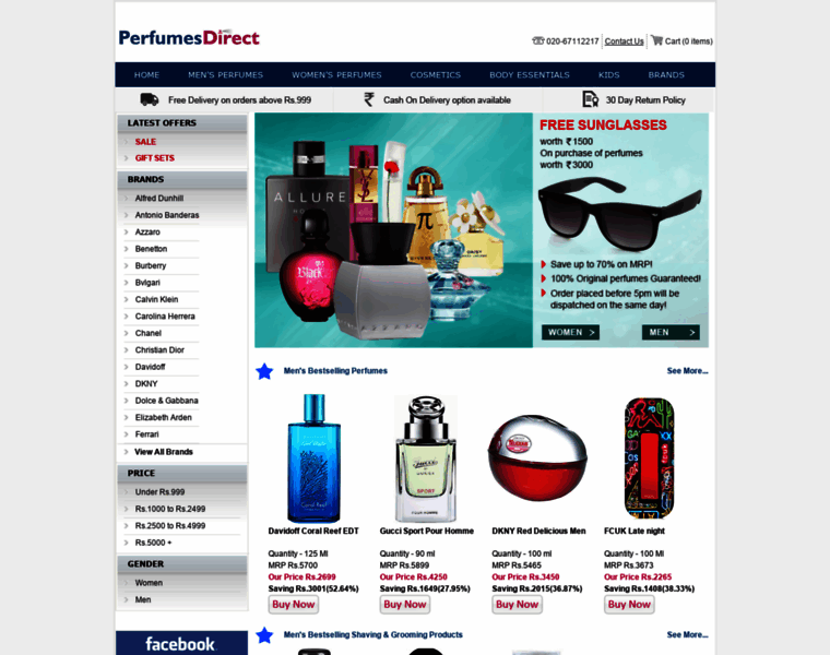 Perfumesdirect.co.in thumbnail