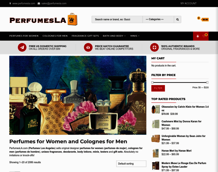 Perfumesla.com thumbnail