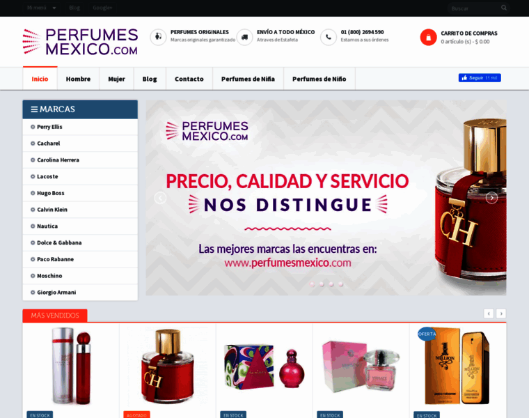 Perfumesmexico.com.mx thumbnail