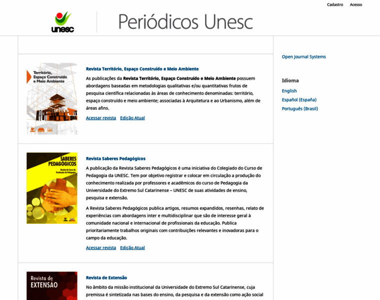 Periodicos.unesc.net thumbnail