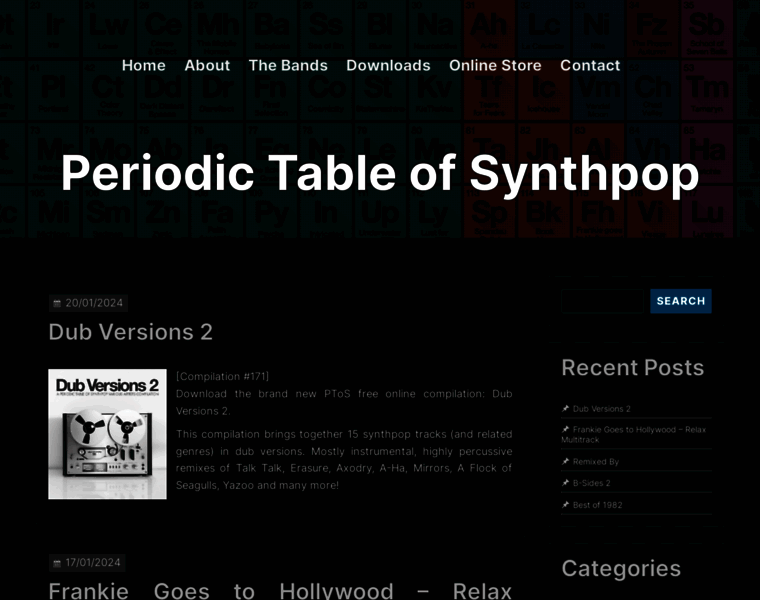 Periodictableofsynthpop.com thumbnail