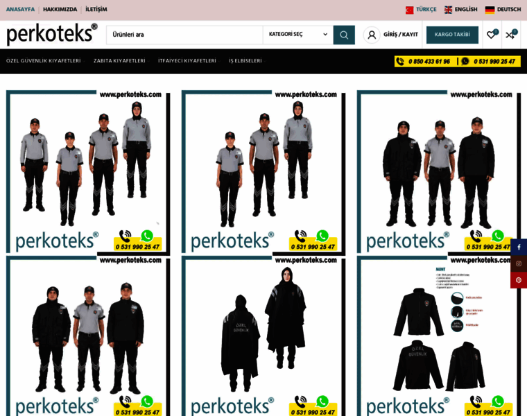Perkoteks.com thumbnail