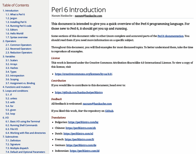 Perl6intro.com thumbnail