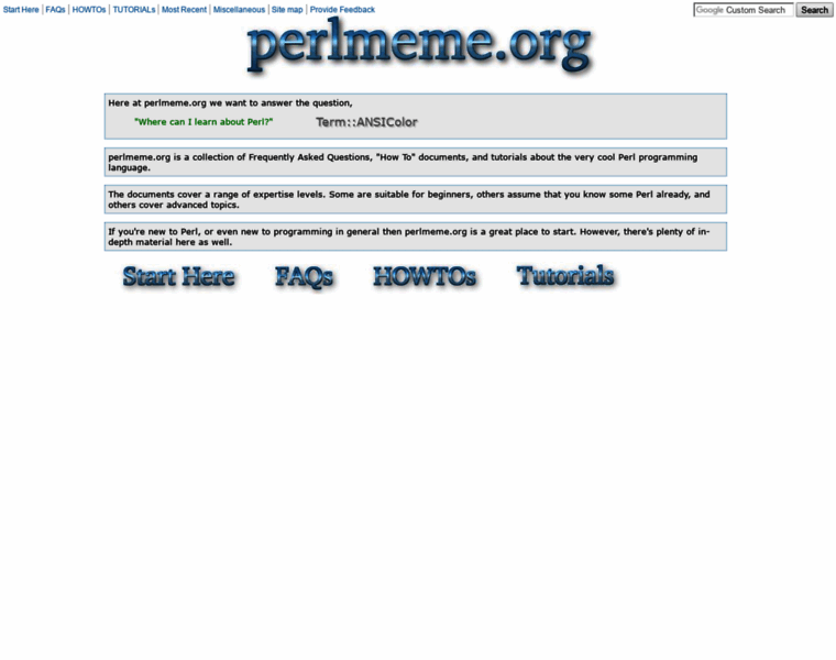 Perlmeme.org thumbnail
