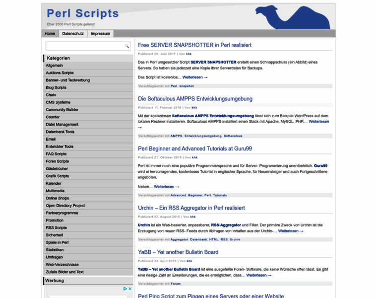 Perlscripts.de thumbnail