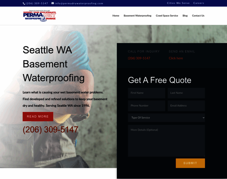 Permadrywaterproofing.com thumbnail