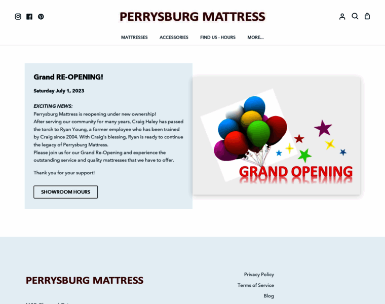 Perrysburgmattress.com thumbnail