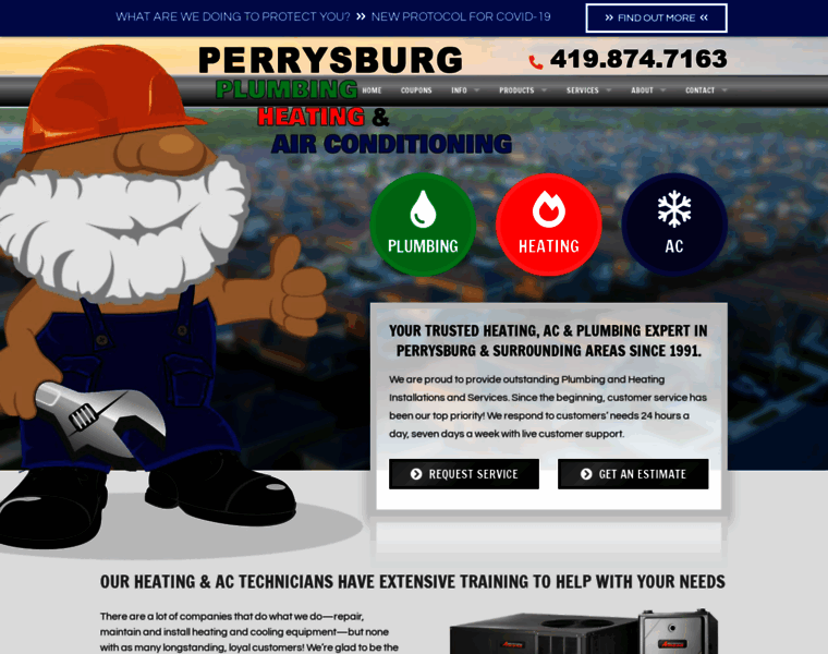 Perrysburgplumbing.com thumbnail
