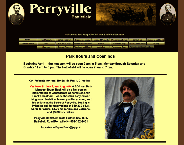 Perryvillebattlefield.org thumbnail