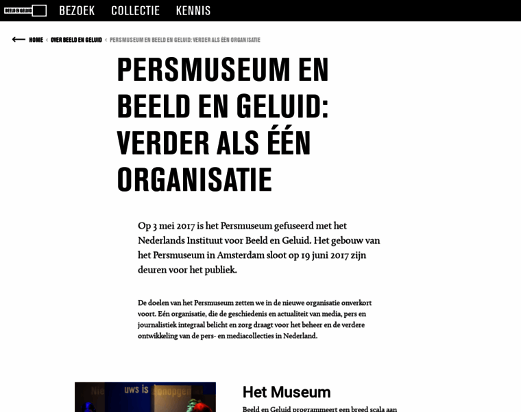 Persmuseum.nl thumbnail