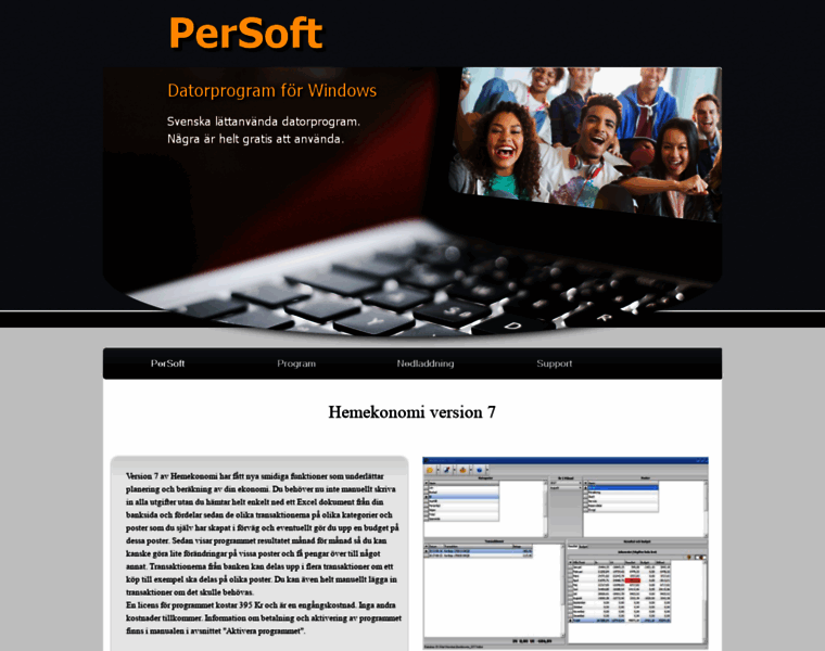 Persoft.se thumbnail