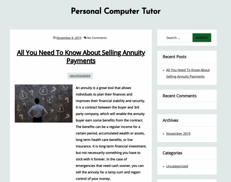 Personal-computer-tutor.com thumbnail