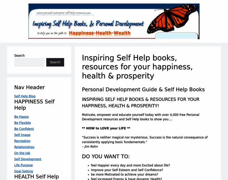 Personal-enterprise-self-help-resources.com thumbnail