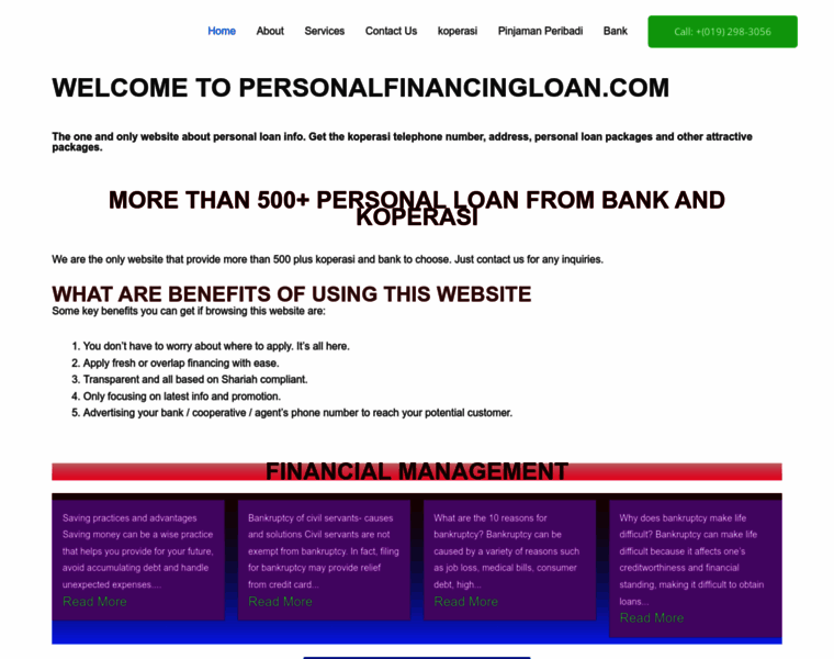 Personalfinancingloan.com thumbnail