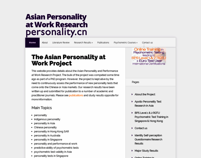 Personality.cn thumbnail