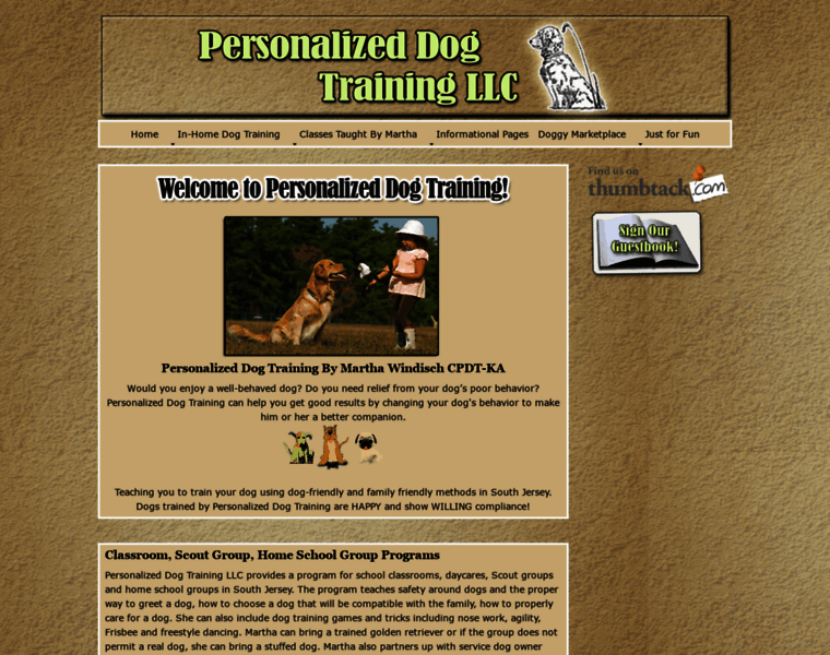 Personalizeddogtraining.com thumbnail