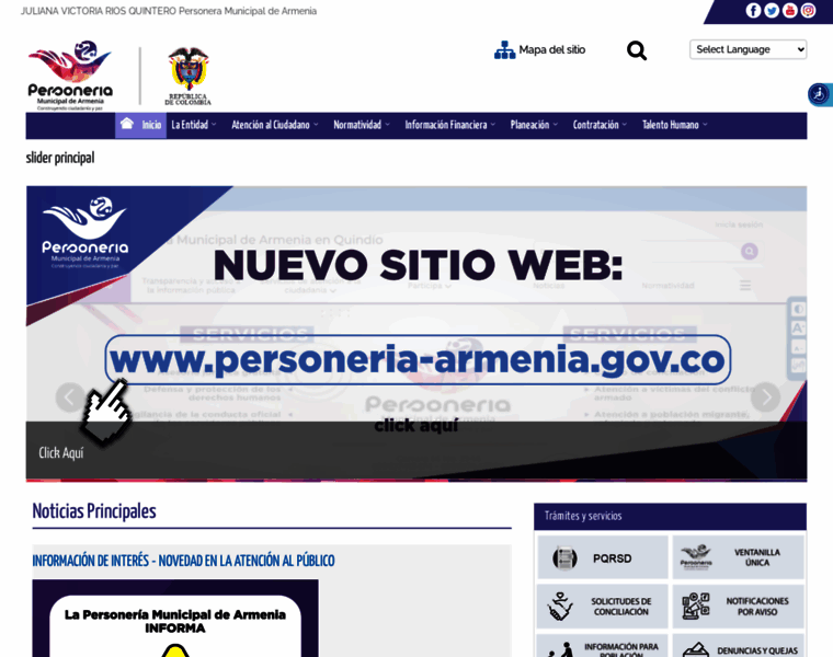 Personeriarmenia.gov.co thumbnail
